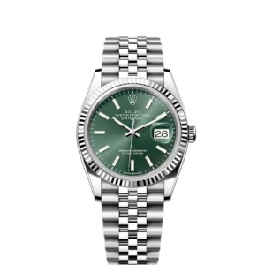 Rolex Datejust Oyster 36mm Oystersteel and White Gold 126234 Watch Specs and Review