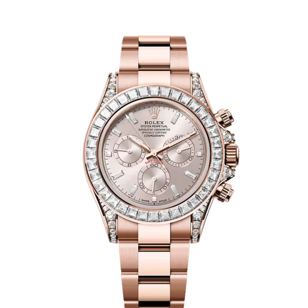 Rolex Cosmograph Daytona 40mm Everose Gold and Diamonds Ref. 126595TBR Specs and Price