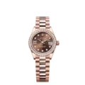 Rolex Lady-Datejust Oyster 28mm Everose Gold and Diamonds 279135RBR Watch Specs and Price