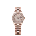 Rolex Lady-Datejust Oyster 28mm Everose Gold and Diamonds 279135RBR Watch