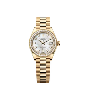 Rolex Lady-Datejust Oyster 28mm Yellow Gold and Diamonds 279138RBR Specs and Price