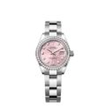 Rolex Lady-Datejust Oyster 28mm Oystersteel White Gold and Diamonds 279384RBR Specs and Price