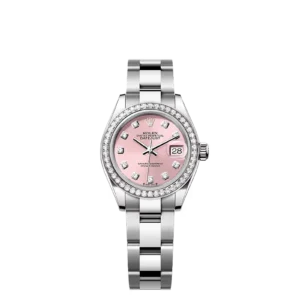 Rolex Lady-Datejust Oyster 28mm Oystersteel White Gold and Diamonds 279384RBR Specs and Price