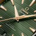 Omega Seamaster Aqua Terra Green 150M 41 mm Moonshine™ Gold on Rubber Strap Watch