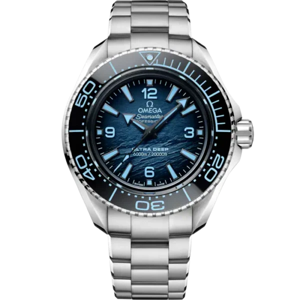 Omega Seamaster Planet Ocean 6000M 45.5 mm O‑MEGASTEEL on O‑MEGASTEEL Watch Price and Specs