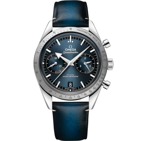 Omega Speedmaster 57 40.5 mm Steel on Leather Strap Watch Price and Specs