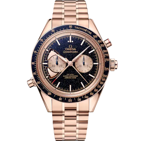 Omega Speedmaster Chrono Chime 45 mm Sedna™ Gold on Sedna™ Gold Watch Price and Specs