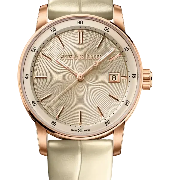 Code 11.59 by Audemars Piguet Selfwinding 38mm Pearly Beige 18-carat Pink Gold Watch Price and Specs