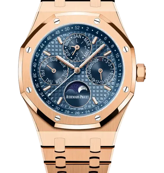 Audemars Piguet Royal Oak Perpetual Calendar 18-carat Pink Gold Watch Price and Specs